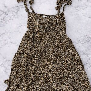 Tiare Hawaii Leopard Print Mini Dress